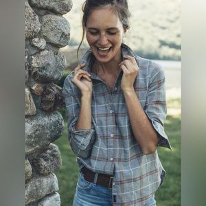 NWT Faherty Classic Flannel Shirt - Juliet Plaid